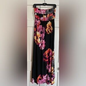 Floral Ruffle Maxi Dress